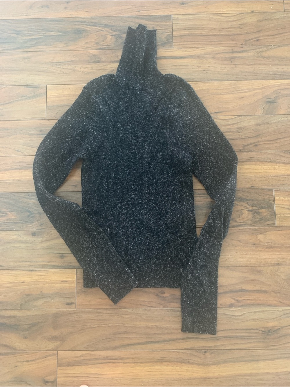 Primark Black Sparkle Turtleneck Sweater